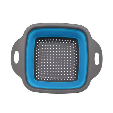 TBOLINE New Folding Silicone Drain Basket Fruit Vegetable Washing Strainer (Blue L)
TBOLINE New Folding Silicone Drain Basket Fruit Vegetable Washing Strainer (Blue L)