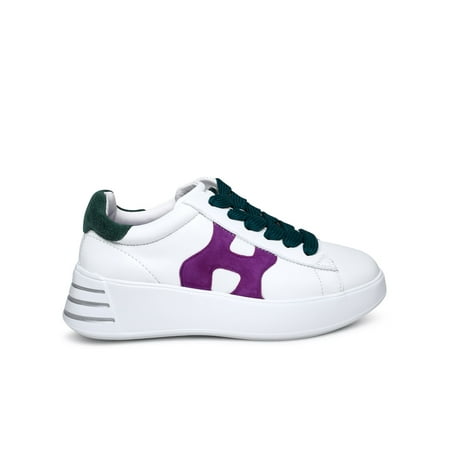 Hogan Woman Rebel White Leather Sneakers