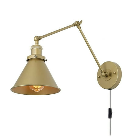 HiKaRiGuMi Swing Arm Wall Mounted Sconce Bedroom Foldable on/off Switch Indoor Gold
HiKaRiGuMi Swing Arm Wall Mounted Sconce Bedroom Foldable on/off Switch Indoor Gold