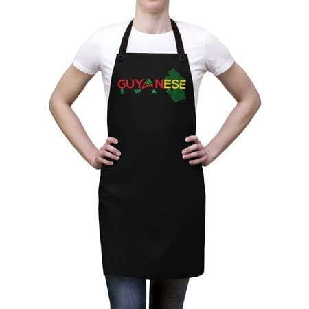 Official Guyanese Swag Guyana Map Apron