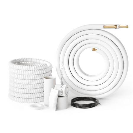 Cooper&Hunter Installation Kit 1/4 x 1/2 25ft lineset for Ductless Mini-split Air Conditioners
Cooper&Hunter Installation Kit 1/4 x 1/2 25ft lineset for Ductless Mini-split Air Conditioners