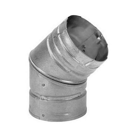 M&G DURAVENT INC 3PVL-E45R 3 Vent 45 DEG Elbow