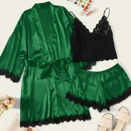 yotyukeb Women Sleepwear Set Satin Silk Pajamas Women Nightdress Lingerie Robes Underwear Sleepwear Nightgowns For Women Sleepwear For Womens Pajamas For Women
yotyukeb Women Sleepwear Set Satin Silk Pajamas Women Nightdress Lingerie Robes Underwear Sleepwear Nightgowns For Women Sleepwear For Womens Pajamas For Women
