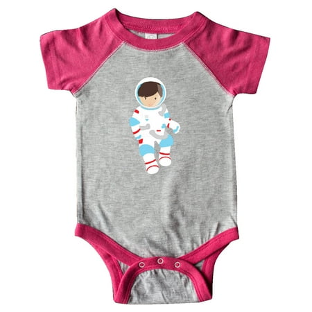 Inktastic Cute Boy Astronaut Cosmonaut Space Flight Gift Baby Boy Bodysuit