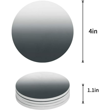 FMSHPON Gray Gradient Texture Set of 6 Round Coaster for Drinks Absorbent Ceramic Stone Coasters Cup Mat with Cork Base for Home Kitchen Room Coffee Table Bar Decor
FMSHPON Gray Gradient Texture Set of 6 Round Coaster for Drinks Absorbent Ceramic Stone Coasters Cup Mat with Cork Base for Home Kitchen Room Coffee Table Bar Decor