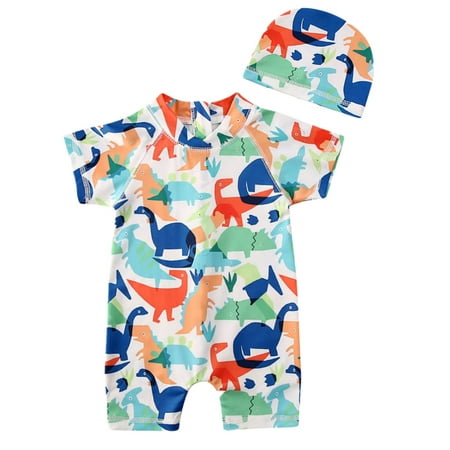 SUNSIOM Toddler Baby Boys One Piece Swimsuit Kids Short Sleeve Swimwear Zip Rash Guard
SUNSIOM Toddler Baby Boys One Piece Swimsuit Kids Short Sleeve Swimwear Zip Rash Guard