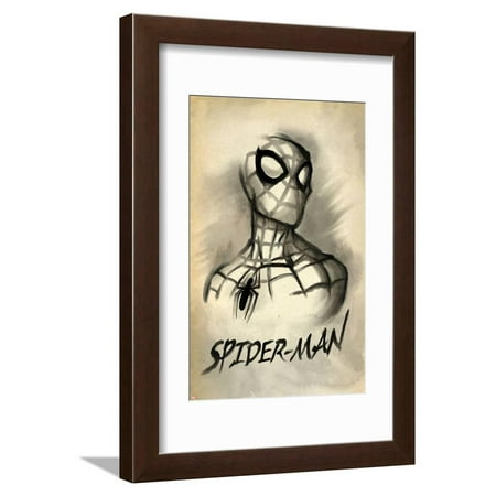 Spider-Man Classic Art Framed Print Wall Art
