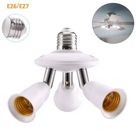 3-in-1 Light Bulb Socket Adapter Adjustable E26/E27 Lamp Holder Switch Splitter Standard Base for landscape accent lighting exhibitions lighting artwork lighting
3-in-1 Light Bulb Socket Adapter Adjustable E26/E27 Lamp Holder Switch Splitter Standard Base for landscape accent lighting exhibitions lighting artwork lighting
