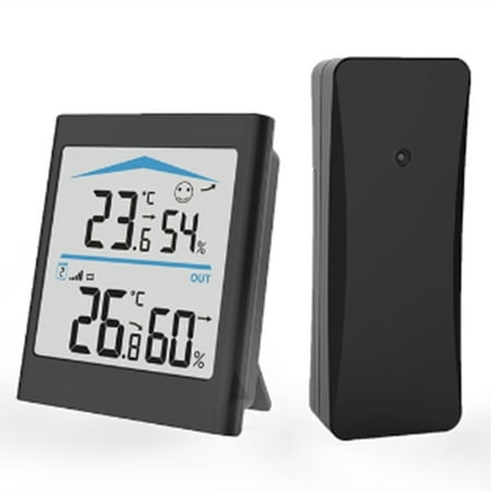 Digital LCD Weather Station Indoor Outdoor Trend Hygrometer Thermometer Wireless Remote Sensor Motion(Black)
Digital LCD Weather Station Indoor Outdoor Trend Hygrometer Thermometer Wireless Remote Sensor Motion(Black)