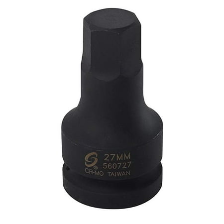 Sunex Tools 560727 - 1 Drive Hex Driver Socket 27MM
