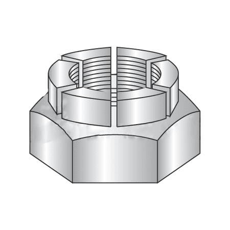 3/8-24 Thin Height Flex Locknuts / 18-8 Stainless Steel (Quantity: 125 pcs)