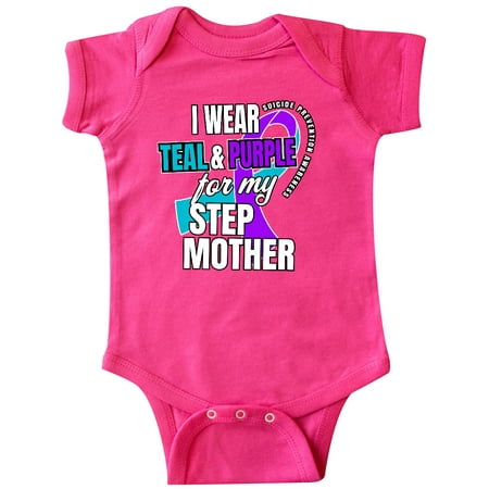 Inktastic Suicide Prevention I Wear Teal and Purple For My Step Mother Gift Baby Boy or Baby Girl Bodysuit
Inktastic Suicide Prevention I Wear Teal and Purple For My Step Mother Gift Baby Boy or Baby Girl Bodysuit