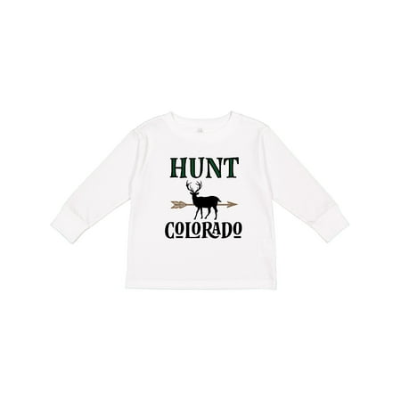 Inktastic Hunt Colorado Deer Hunting Gift Toddler Boy or Toddler Girl Long Sleeve T-Shirt
Inktastic Hunt Colorado Deer Hunting Gift Toddler Boy or Toddler Girl Long Sleeve T-Shirt