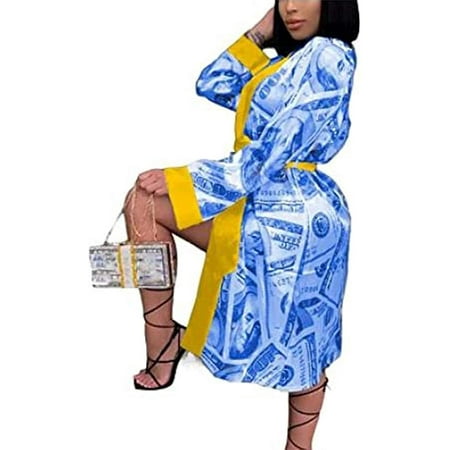 QILINXUAN Women s Dollars Money Print Silky Robes Bridesmaid Wedding Party Long Kimono Style Satin Robe Sleepwear
QILINXUAN Women s Dollars Money Print Silky Robes Bridesmaid Wedding Party Long Kimono Style Satin Robe Sleepwear