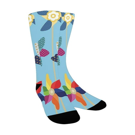 Pinwheel Decorations Collection Pinwheels Collection On Sky Blue Playful Summer Days Holidays Breeze Custom Socks for Women
Pinwheel Decorations Collection Pinwheels Collection On Sky Blue Playful Summer Days Holidays Breeze Custom Socks for Women