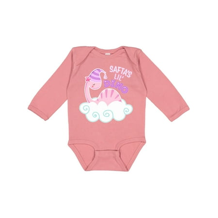 Inktastic Safta s Lil Dino with Cute Pink Baby Dinosaur Gift Baby Boy or Baby Girl Long Sleeve Bodysuit
Inktastic Safta s Lil Dino with Cute Pink Baby Dinosaur Gift Baby Boy or Baby Girl Long Sleeve Bodysuit