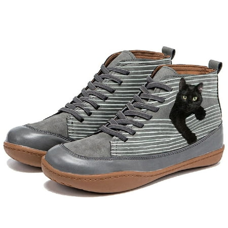 Zunfeo Women Martin Boots- Solid Featured Lace-Up Boots Casual Lace-up Boots Boots Christmas Gifts Clearance Gray 6.5
Zunfeo Women Martin Boots- Solid Featured Lace-Up Boots Casual Lace-up Boots Boots Christmas Gifts Clearance Gray 6.5