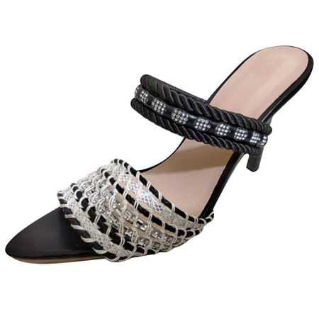 Fpqtro 2023 Summer Women s Sandals Women s Summer Shoes Rhinestone Pointed Sandals Slim Heels High Heel Sandals Outwear
Fpqtro 2023 Summer Women s Sandals Women s Summer Shoes Rhinestone Pointed Sandals Slim Heels High Heel Sandals Outwear