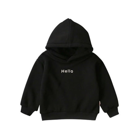 Ecqkame Toddler Sweatshirt Clearance Newborn Infant Baby Boy Girl Hooded Letter Solid Thick Coat Sweatshirt Pullover Black 4-5 Years
Ecqkame Toddler Sweatshirt Clearance Newborn Infant Baby Boy Girl Hooded Letter Solid Thick Coat Sweatshirt Pullover Black 4-5 Years
