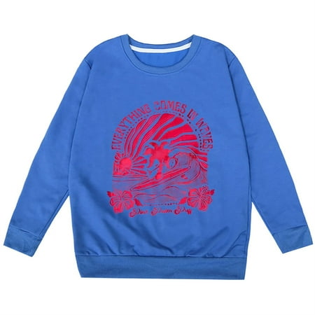 TIREOW Kid s Trendy Hoodies Girls Middle and Older Children s Printed Autumn and Winter Casual Pullover Shirt Loose Round Neck Long Sleeve Sweater Outdoor Thermal Clothes
TIREOW Kid s Trendy Hoodies Girls Middle and Older Children s Printed Autumn and Winter Casual Pullover Shirt Loose Round Neck Long Sleeve Sweater Outdoor Thermal Clothes