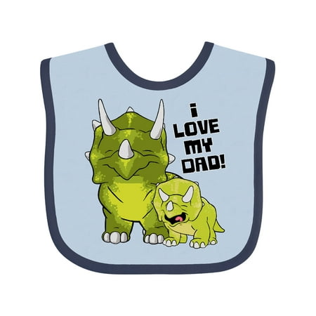 Inktastic I Love my Dad with Baby and Daddy Triceratops Gift Baby Boy or Baby Girl Bib
Inktastic I Love my Dad with Baby and Daddy Triceratops Gift Baby Boy or Baby Girl Bib