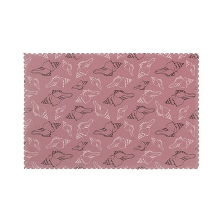 Home Seabed Shell Background Placemats Set Of 6 Washable Wipeable Place Mats Place Mats For Festival Parties Family Dinner (12 X 18inch)
Home Seabed Shell Background Placemats Set Of 6 Washable Wipeable Place Mats Place Mats For Festival Parties Family Dinner (12 X 18inch)