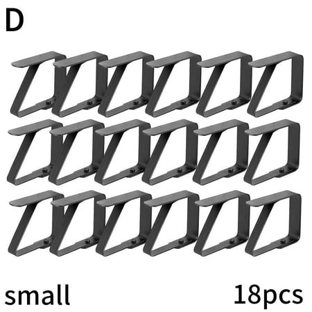 Carroterr 18/36 PCS Tablecloth Clips Stainless Steel Table Cloth Clip Fastening Cli A8N9
Carroterr 18/36 PCS Tablecloth Clips Stainless Steel Table Cloth Clip Fastening Cli A8N9
