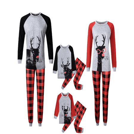 Inevnen Christmas Family Matching Pajamas Set Deer Print Tops Plaid Pant Xmas Outfit Sleepwear
Inevnen Christmas Family Matching Pajamas Set Deer Print Tops Plaid Pant Xmas Outfit Sleepwear