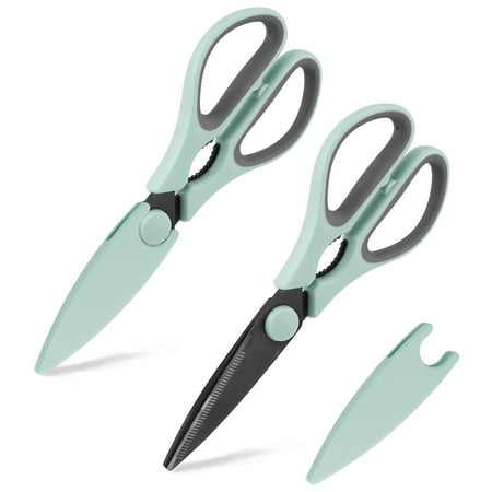 Country Kitchen Set of 2 Kitchen Scissors and Cover for Kitchen Stainless Steel Blades Mint 
Country Kitchen Set of 2 Kitchen Scissors and Cover for Kitchen Stainless Steel Blades Mint