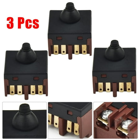 Replacement Push Button Switch For Angle Grinder 100 Polisher Accessory 3PCS
Replacement Push Button Switch For Angle Grinder 100 Polisher Accessory 3PCS