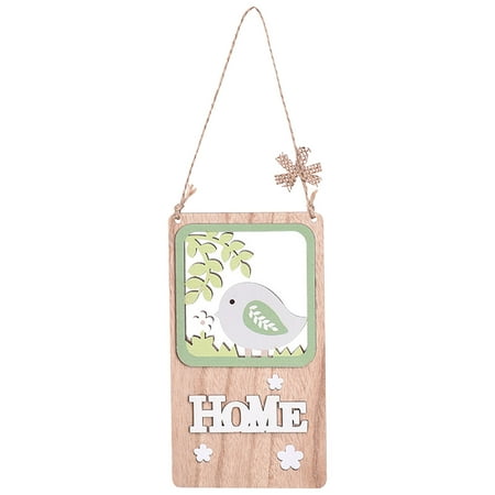 Wooden Letter Easter Bunny Decorative Letter Pendant HOME Letter Spring Pendant