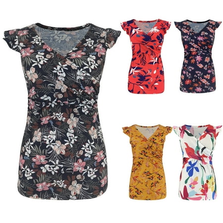 Tejiojio Maternity/Labor/Nursing Clothing Clearance Ladies Fashion Stripe Flowers Print Sleeveless Maternity Breastfeeding Clothe Top Vest
Tejiojio Maternity/Labor/Nursing Clothing Clearance Ladies Fashion Stripe Flowers Print Sleeveless Maternity Breastfeeding Clothe Top Vest