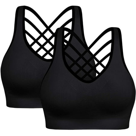 Padded Strappy Sports Bras for Women - Activewear Tops for Yoga Running Fitness
Padded Strappy Sports Bras for Women - Activewear Tops for Yoga Running Fitness