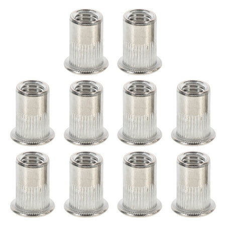 Meijiashe 10pcs Professional Rivet Nut Riveted Stainless Steel Nut Rivet Nut with Flat Head
Meijiashe 10pcs Professional Rivet Nut Riveted Stainless Steel Nut Rivet Nut with Flat Head
