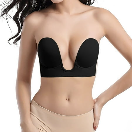 Bras for Women Strapless Bra Strapless Sticky Adhesive Deep U Shaped Silicone Bra Invisible Backless Reusable Knix Bras for Women Women Underwear New Arrival Black C
Bras for Women Strapless Bra Strapless Sticky Adhesive Deep U Shaped Silicone Bra Invisible Backless Reusable Knix Bras for Women Women Underwear New Arrival Black C