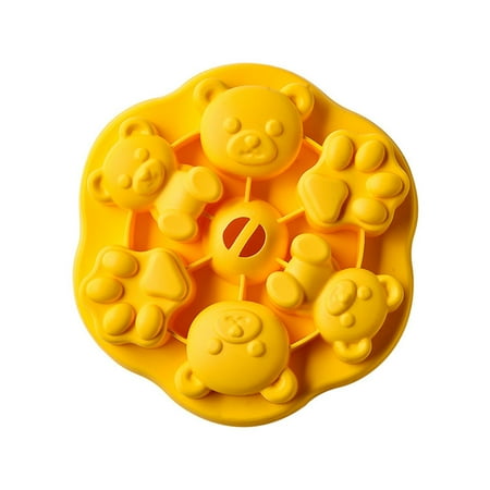 MCat Cake Mold with Lid Easy to Clean Silicone Cute Little Bear Shape Baby Auxiliary Food Mould Kitchen Gadget
MCat Cake Mold with Lid Easy to Clean Silicone Cute Little Bear Shape Baby Auxiliary Food Mould Kitchen Gadget