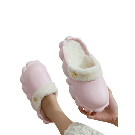 Lacyhop Women Men Indoor Fuzzy Slippers Slip Resistant Winter Clogs Shoes Cozy House Slippers Pink 7-7.5
Lacyhop Women Men Indoor Fuzzy Slippers Slip Resistant Winter Clogs Shoes Cozy House Slippers Pink 7-7.5