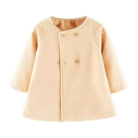 SYNPOS Baby Girls Button Formal Coat Toddler Kids Woolen Jacket Fall Winter Outwear Button Down Top Jacket
SYNPOS Baby Girls Button Formal Coat Toddler Kids Woolen Jacket Fall Winter Outwear Button Down Top Jacket