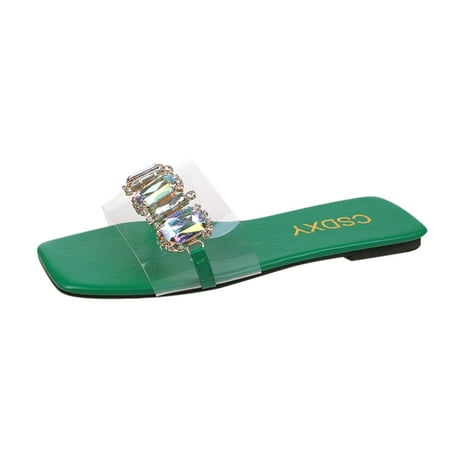Youmylove Sandals Women Slippers Fashion Solid Color Flat Rhinestone Slippers Sandals Casual Shoes Comfort Cozy Leisure Daily Walking
Youmylove Sandals Women Slippers Fashion Solid Color Flat Rhinestone Slippers Sandals Casual Shoes Comfort Cozy Leisure Daily Walking