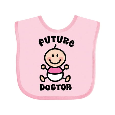 Inktastic Future Doctor Gift for Girls Gift Baby Girl Bib