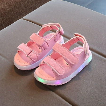 New 1 Pair Summer Kids LED Sandals Strappy Light-Up Boys Girls Children Luminous Shoes 
New 1 Pair Summer Kids LED Sandals Strappy Light-Up Boys Girls Children Luminous Shoes