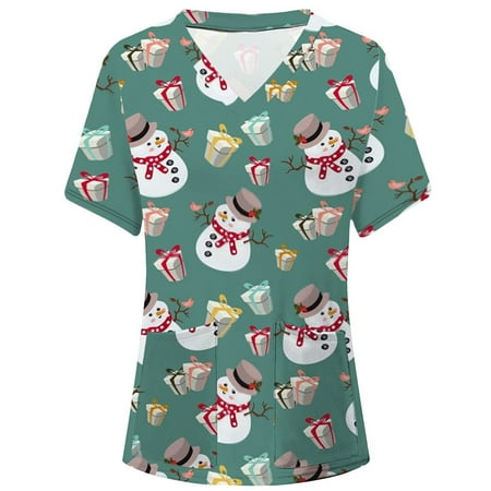 Hvyesh St. Patrick s Savings Clearance Plus Size Holiday Scrub Tops for Women Print Scrubs Shirt Tops Short Sleeve V Neck Working Uniform Medical Workwear with Pocket Gray Scrubs for women XL
Hvyesh St. Patrick s Savings Clearance Plus Size Holiday Scrub Tops for Women Print Scrubs Shirt Tops Short Sleeve V Neck Working Uniform Medical Workwear with Pocket Gray Scrubs for women XL