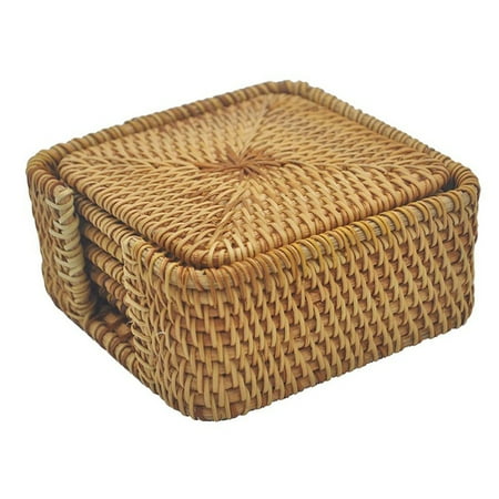 Deoxygene Square Rattan Coasters Cup Base Plates & Dishes Insulated Hot Pads Pot Holder Living & Dining Room Kitchen Accessories
Deoxygene Square Rattan Coasters Cup Base Plates & Dishes Insulated Hot Pads Pot Holder Living & Dining Room Kitchen Accessories