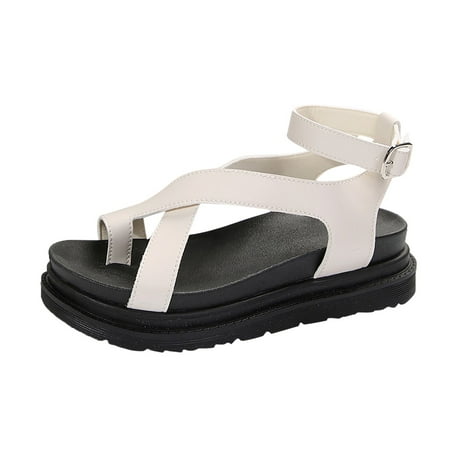 RUICUW Women s Summer Fashion Thick Bottom Clip Toe Leather Sandals Slippers Solid Color Outer Wear One Word Sandals
RUICUW Women s Summer Fashion Thick Bottom Clip Toe Leather Sandals Slippers Solid Color Outer Wear One Word Sandals
