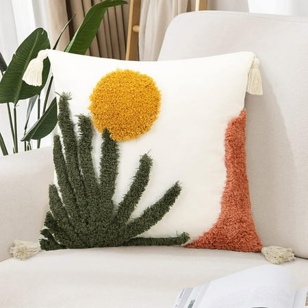 16x16Boho Throw Pillow Covers 16x16 Tufted Decorative Pillow Covers with Tassels Abstract Sun Plant Leaf Pillow Cases Bohemian Cushion Covers for Couch Sofa Bed Home Decor(1 Pcs Plant A)
16x16Boho Throw Pillow Covers 16x16 Tufted Decorative Pillow Covers with Tassels Abstract Sun Plant Leaf Pillow Cases Bohemian Cushion Covers for Couch Sofa Bed Home Decor(1 Pcs Plant A)