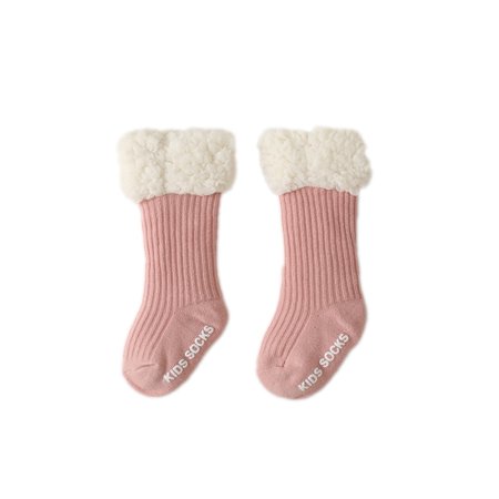 harmtty 1 Pair Practical Anti-slip Baby Socks More Thicken Close Fit Cashmere Infant Socks for Daily Wear Pink M
harmtty 1 Pair Practical Anti-slip Baby Socks More Thicken Close Fit Cashmere Infant Socks for Daily Wear Pink M