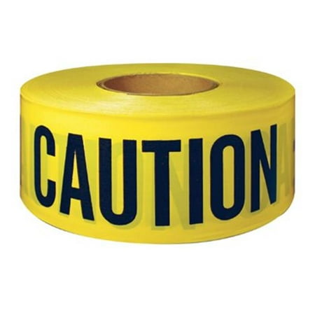 Ut-600Cc 3 in. X300 in. Cautiontape Black-Yello