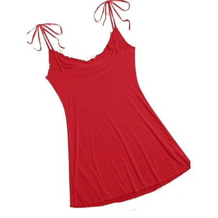 Sexy Plain Spaghetti Strap Slip Dress Red Sleeveless Plus Size Nightgowns & Sleepshirts M
Sexy Plain Spaghetti Strap Slip Dress Red Sleeveless Plus Size Nightgowns & Sleepshirts M