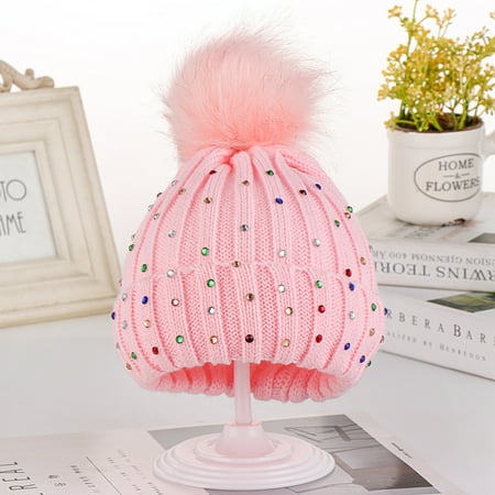 〖TOTO〗Kids Hats Caps Children Baby Knitting Wool Hemming Hat Keep Warm Winter Hiarball Rhinestone Cap
〖TOTO〗Kids Hats Caps Children Baby Knitting Wool Hemming Hat Keep Warm Winter Hiarball Rhinestone Cap