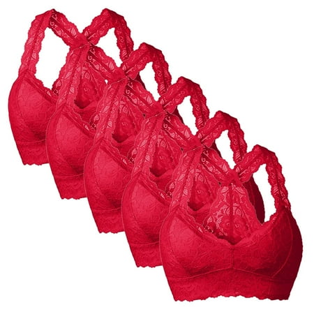 HHei_K Ladies Erotic Lingerie charming Solid Color Lace Back Cross Bra 5pc Combination
HHei_K Ladies Erotic Lingerie charming Solid Color Lace Back Cross Bra 5pc Combination